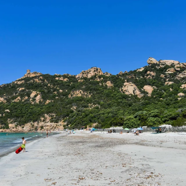 La plage et le Lion de Roccapina